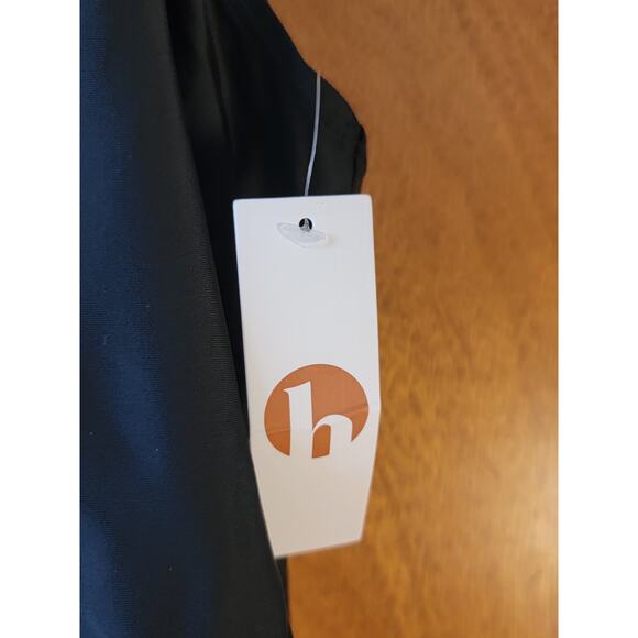 NWT - Women's Honey Mark Sage Swim Romper w/ Pockets - Black - Sz: 5 XL - Picture 3 of 4